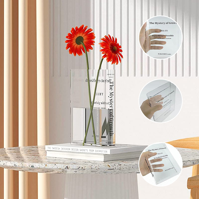BoekVaas™ - Acrylvaas in een boekvorm