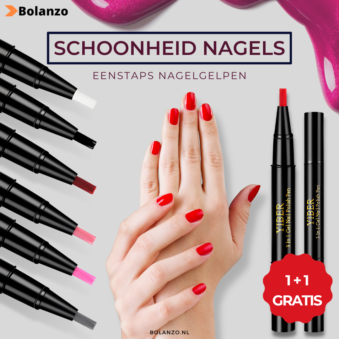 BeautyNails | One step nail gel pen (1+1 GRATIS)