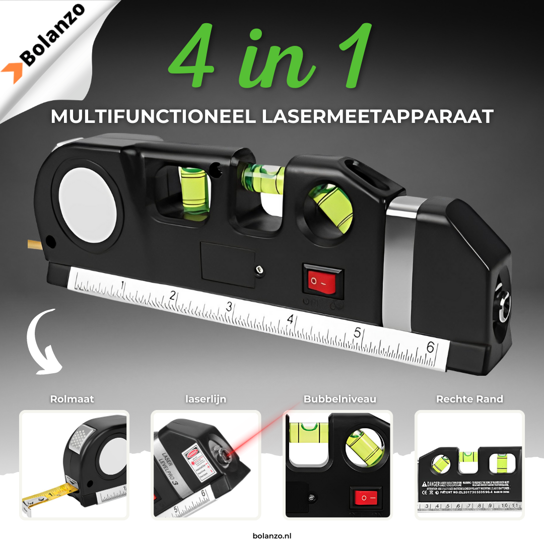 4 in 1 Multifunctioneel Lasermeetapparaat