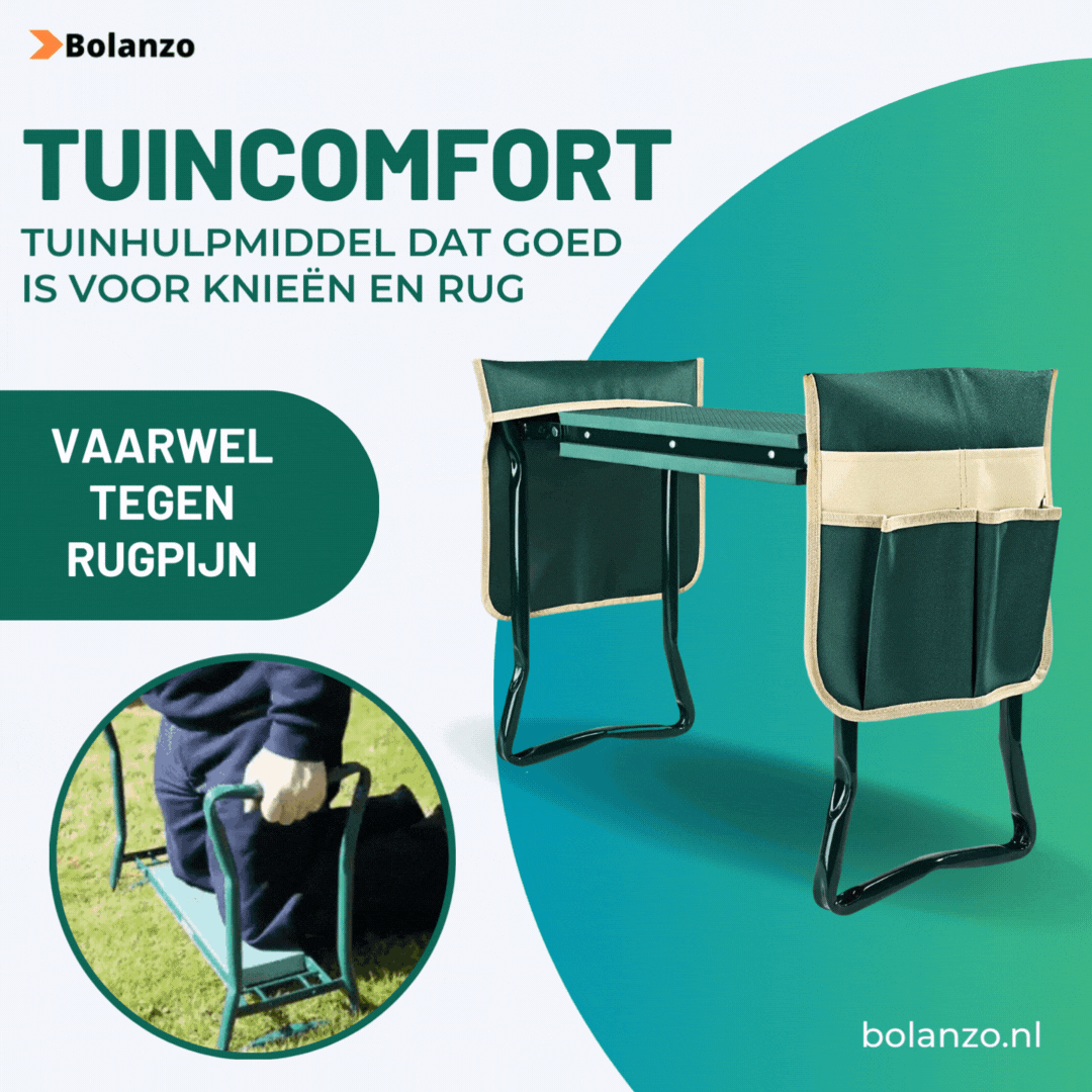 ComfortGarden | Beschermt uw rug en knieën tijdens het tuinieren