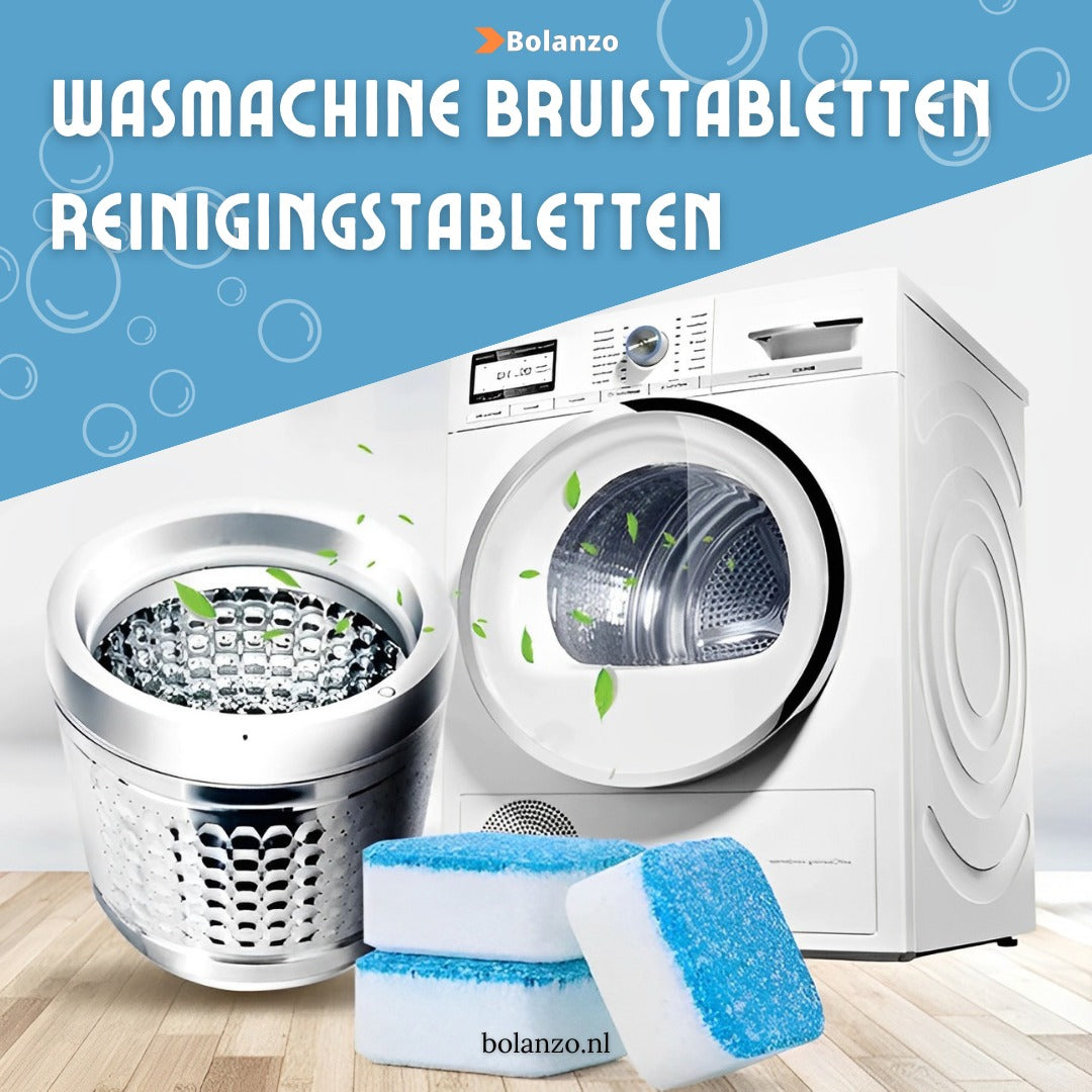 Washer Pro ® Wasmachine Effervescent Reinigings tabletten