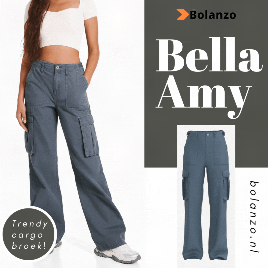 Bella Amy | Trendy cargo broek (Gezien op tiktok)
