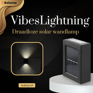 VibesLightning | Draadloze solar wandlamp