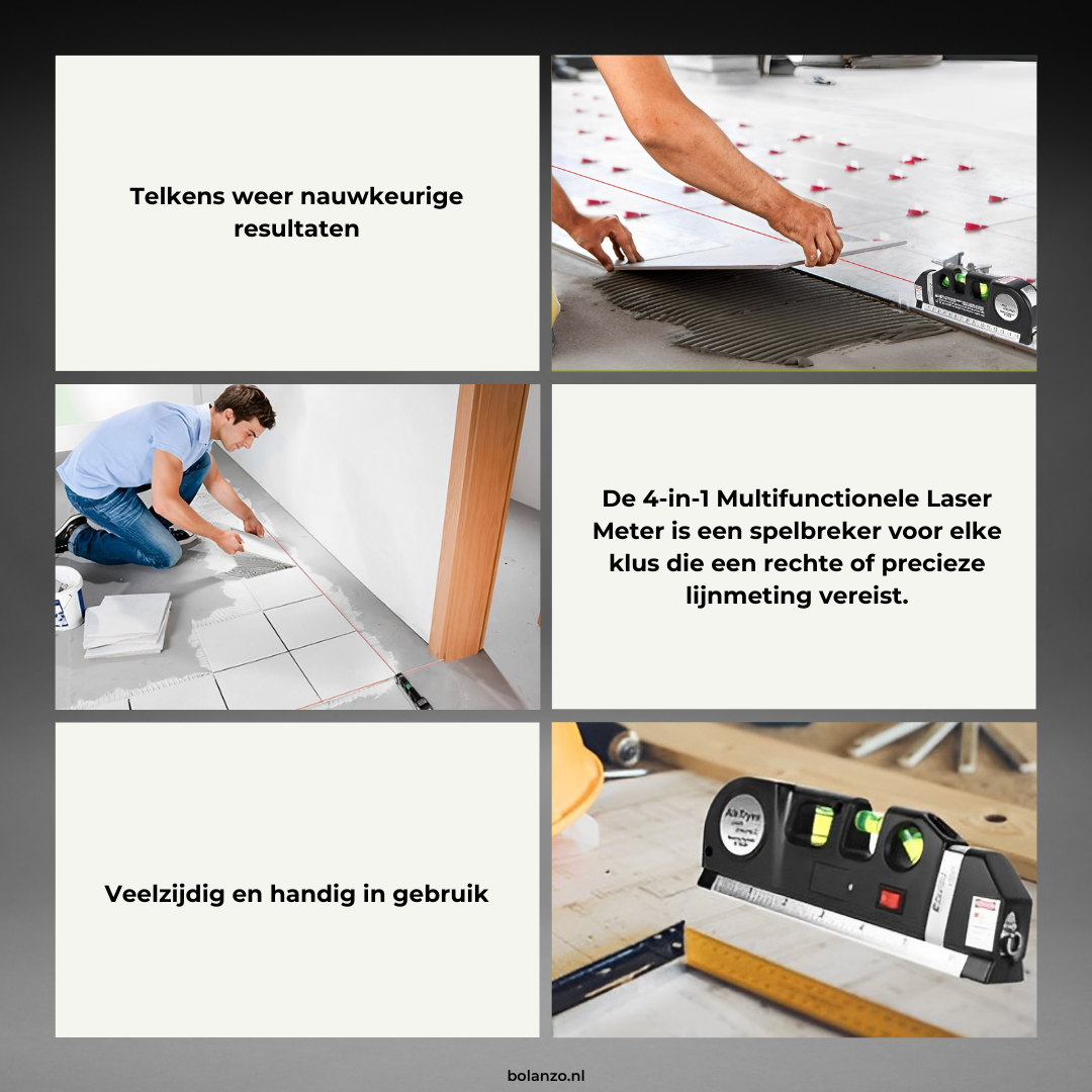 4 in 1 Multifunctioneel Lasermeetapparaat