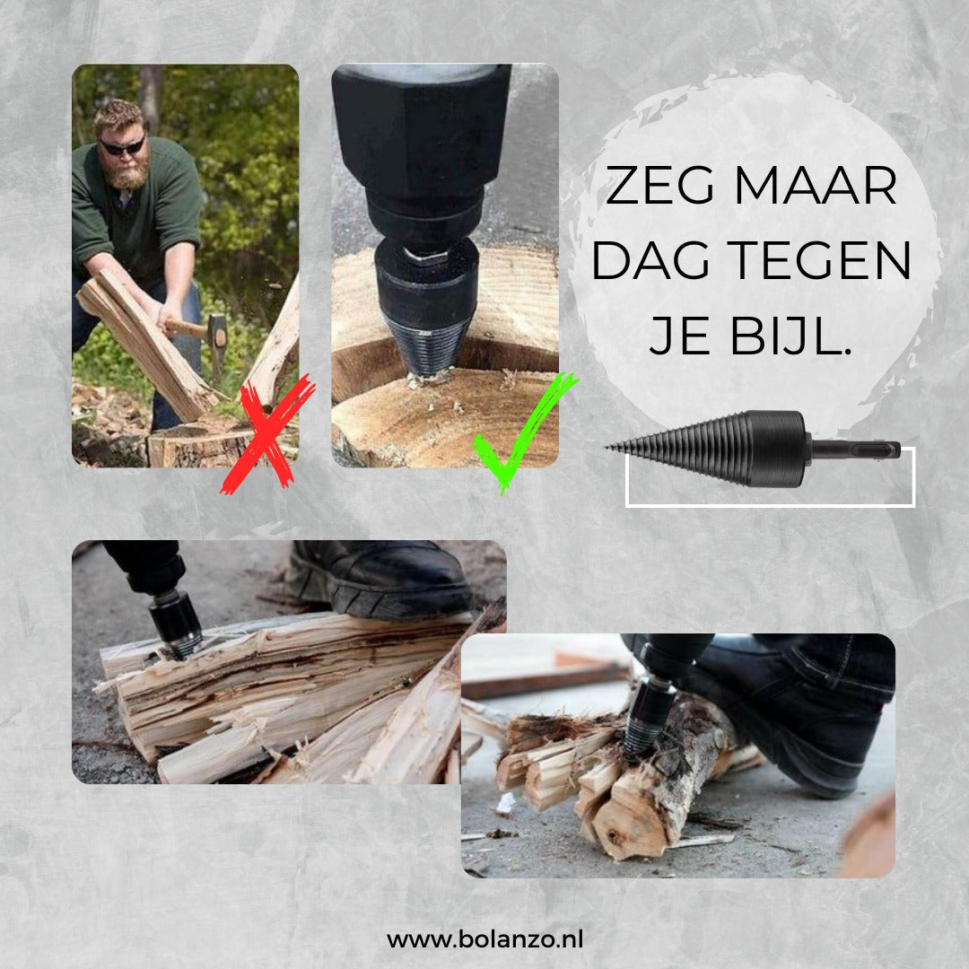 WoodHex™ - Zeskantboor voor brandhout