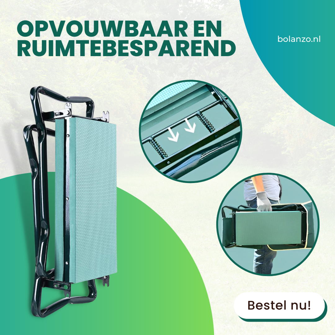 ComfortGarden | Beschermt uw rug en knieën tijdens het tuinieren