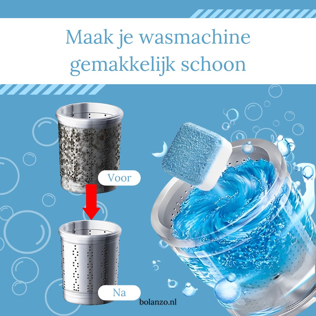 Washer Pro ® Wasmachine Effervescent Reinigings tabletten