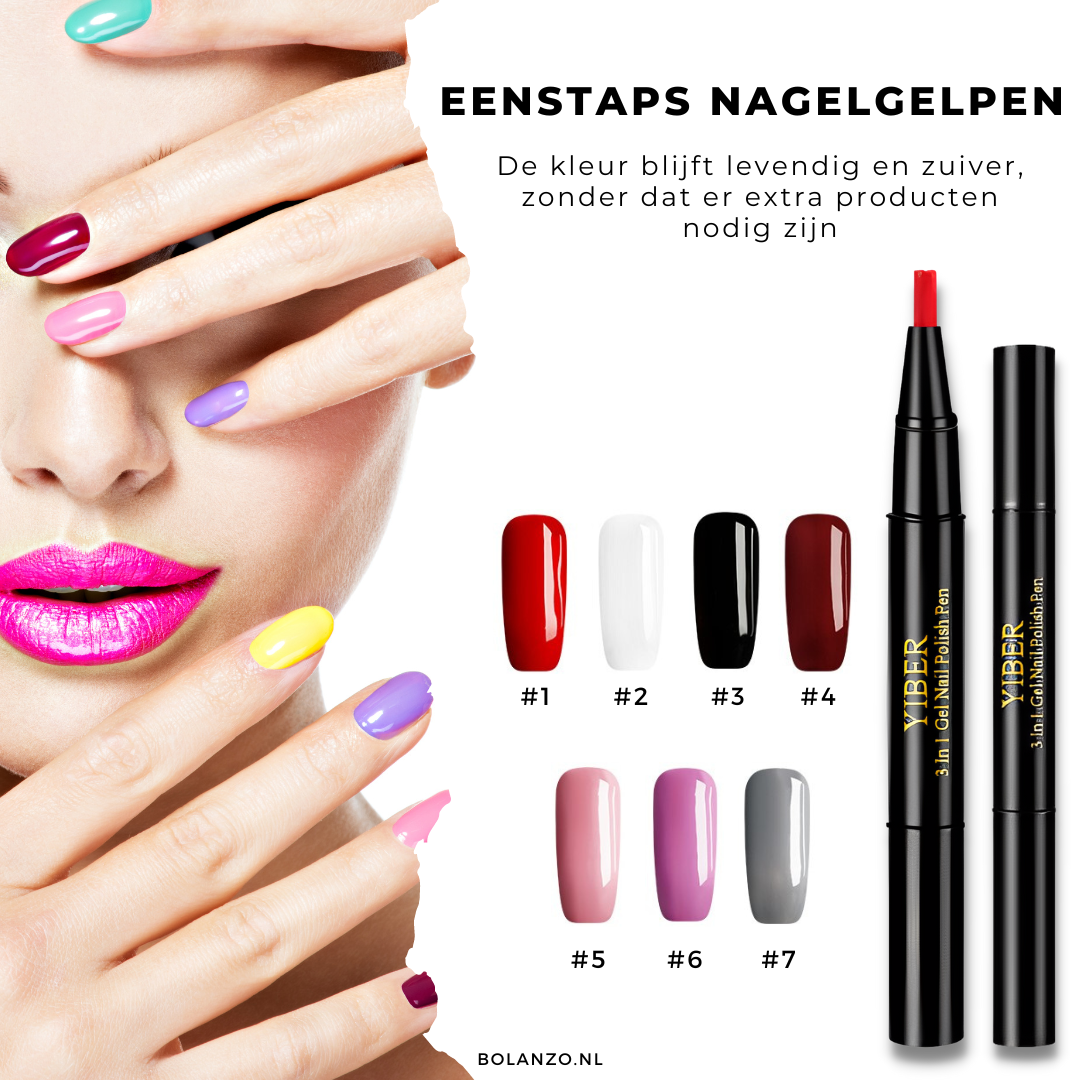 BeautyNails | One step nail gel pen (1+1 GRATIS)