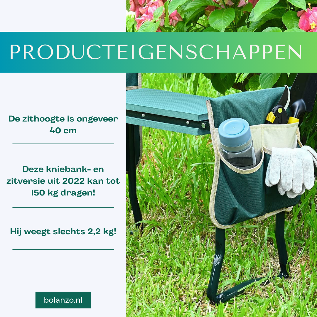 ComfortGarden | Beschermt uw rug en knieën tijdens het tuinieren
