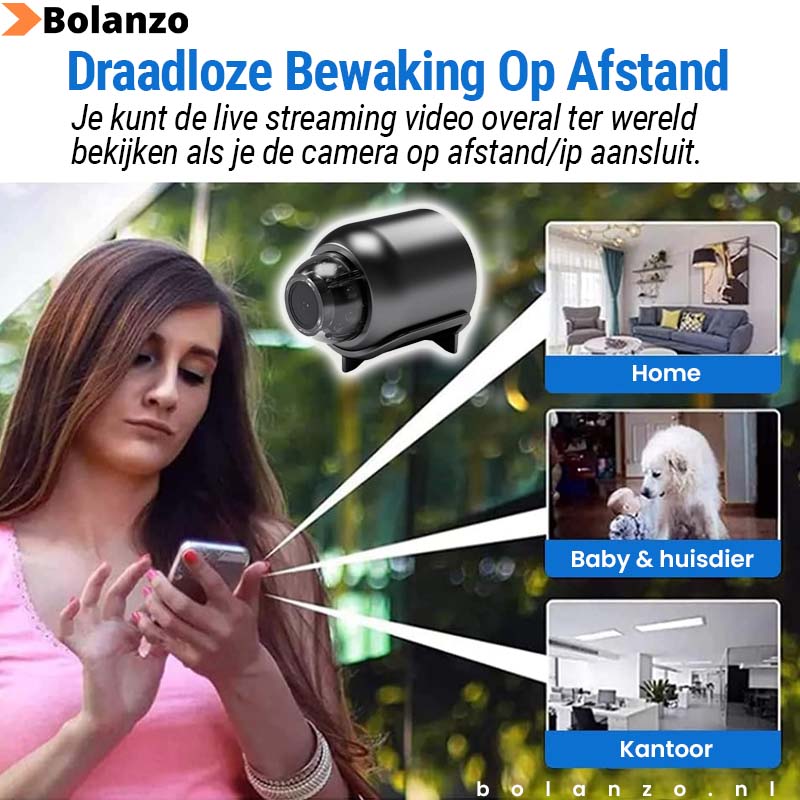 VisionGuard™ - Mini WIFI Camera