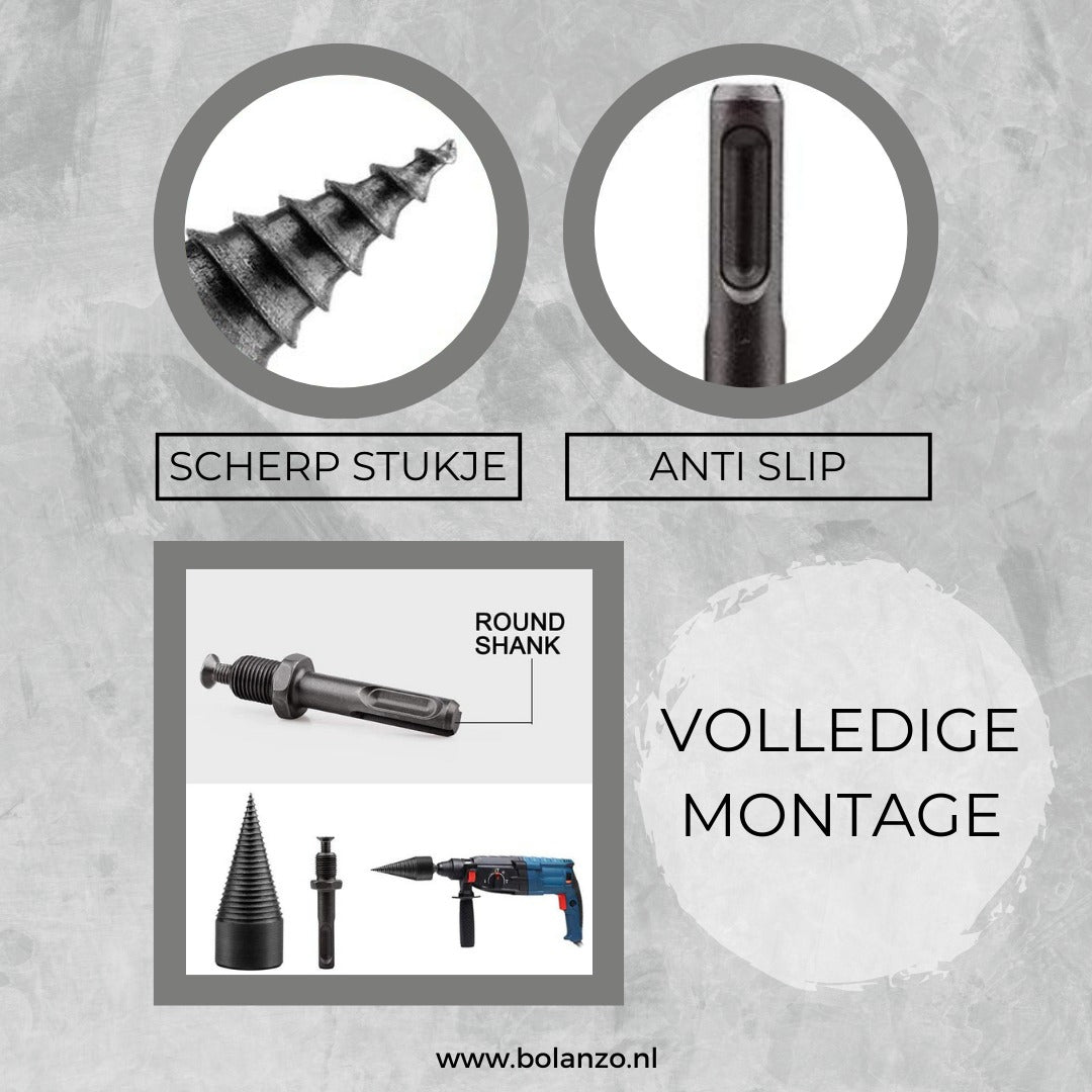 WoodHex™ - Zeskantboor voor brandhout