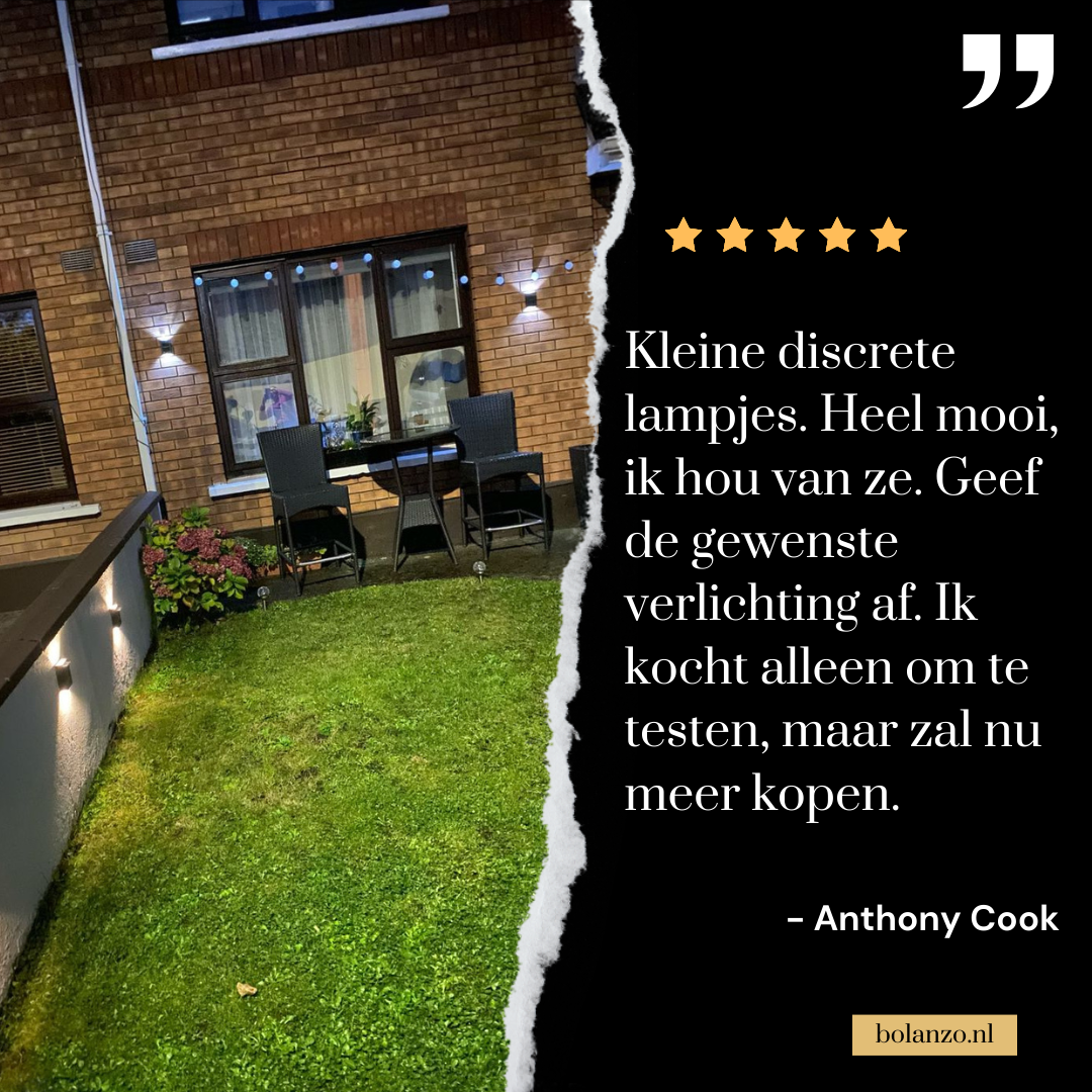 VibesLightning | Draadloze solar wandlamp