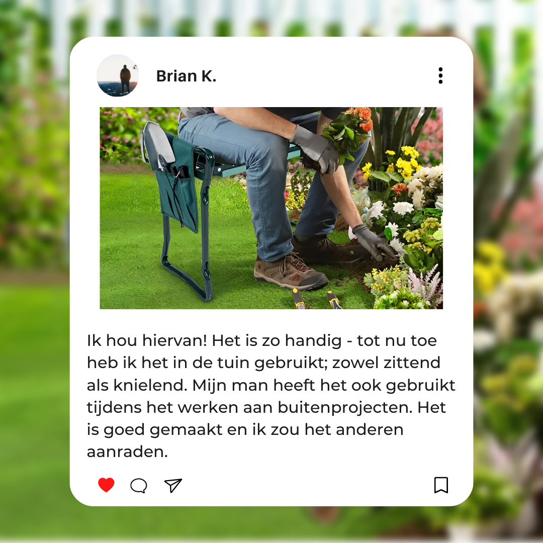ComfortGarden | Beschermt uw rug en knieën tijdens het tuinieren