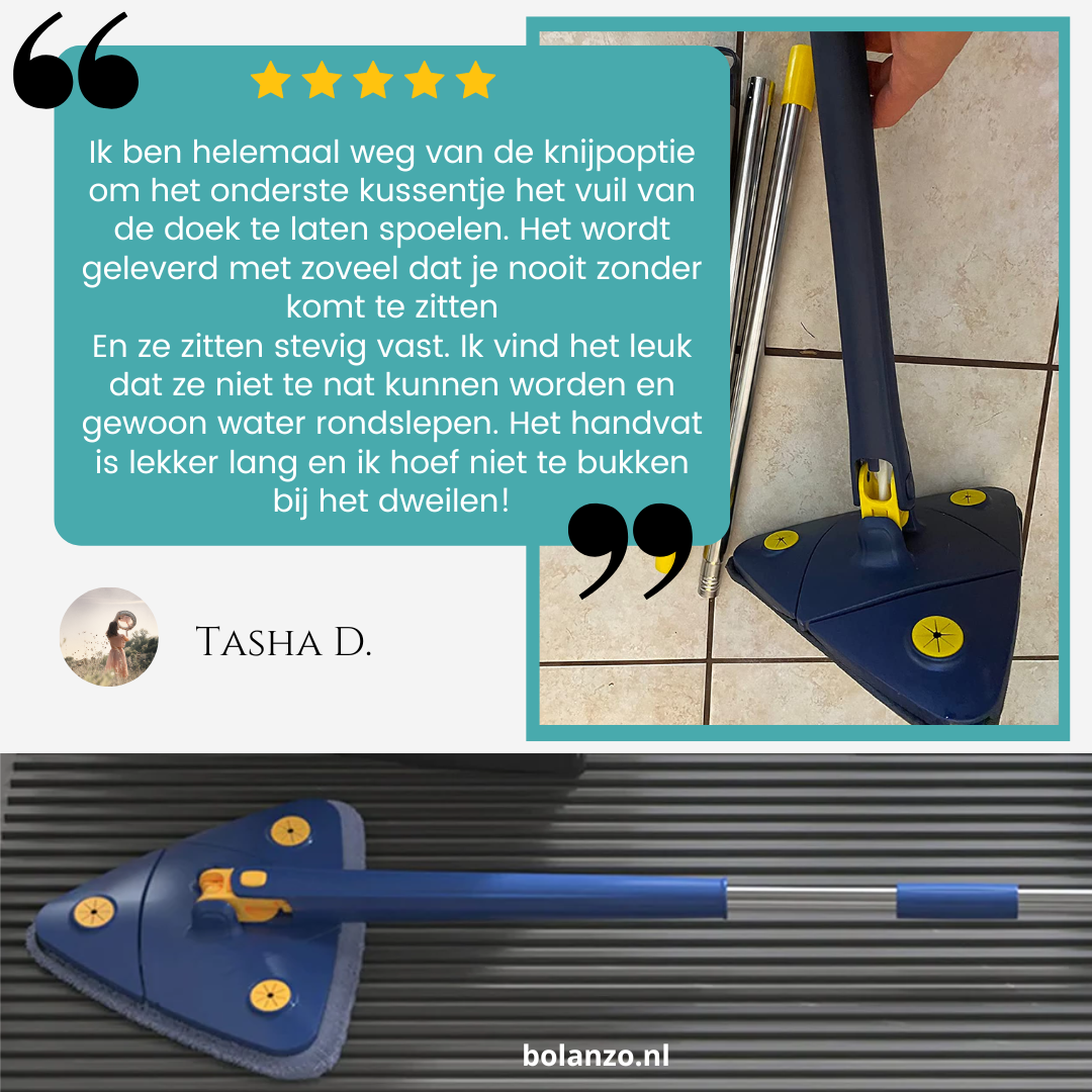 360° Schoonmaakmop | Met 6 GRATIS doekjes! Alleen vandaag!