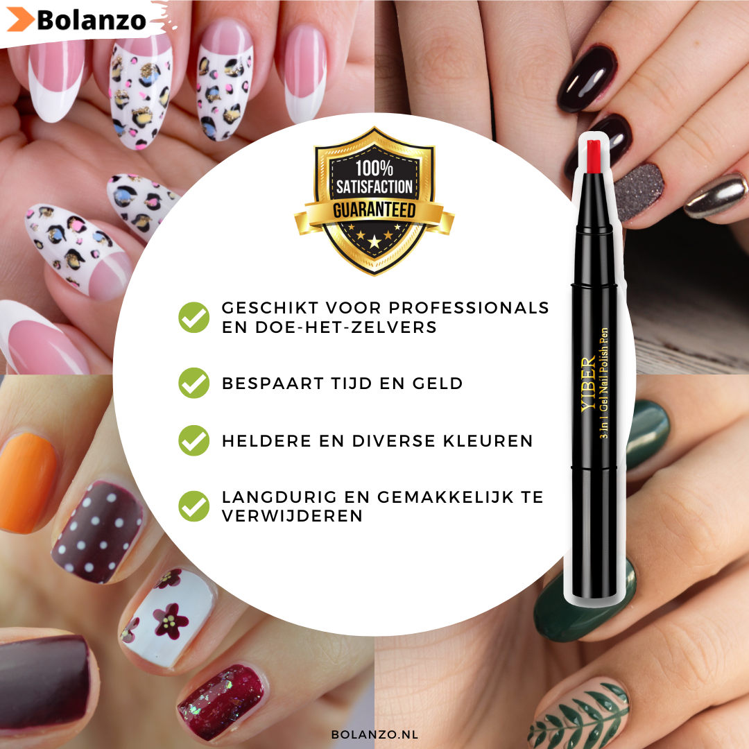 BeautyNails | One step nail gel pen (1+1 GRATIS)