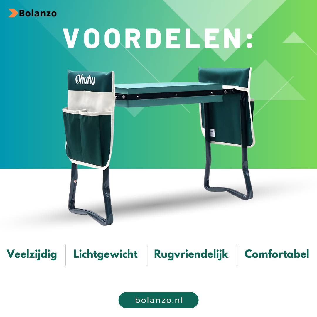 ComfortGarden | Beschermt uw rug en knieën tijdens het tuinieren