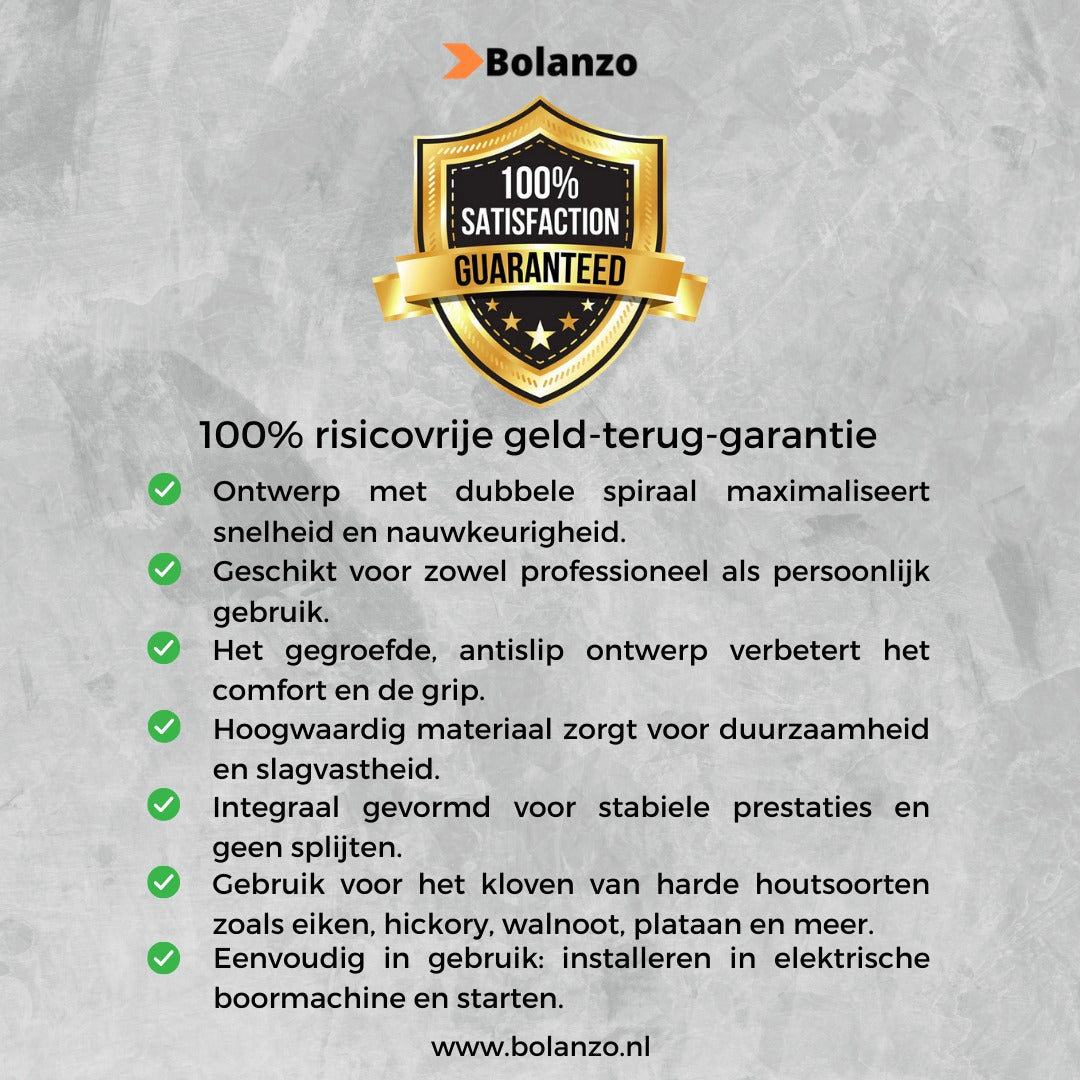 WoodHex™ - Zeskantboor voor brandhout