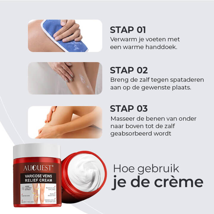 VeinCare Naturals | Crème voor verlichting van spataderen