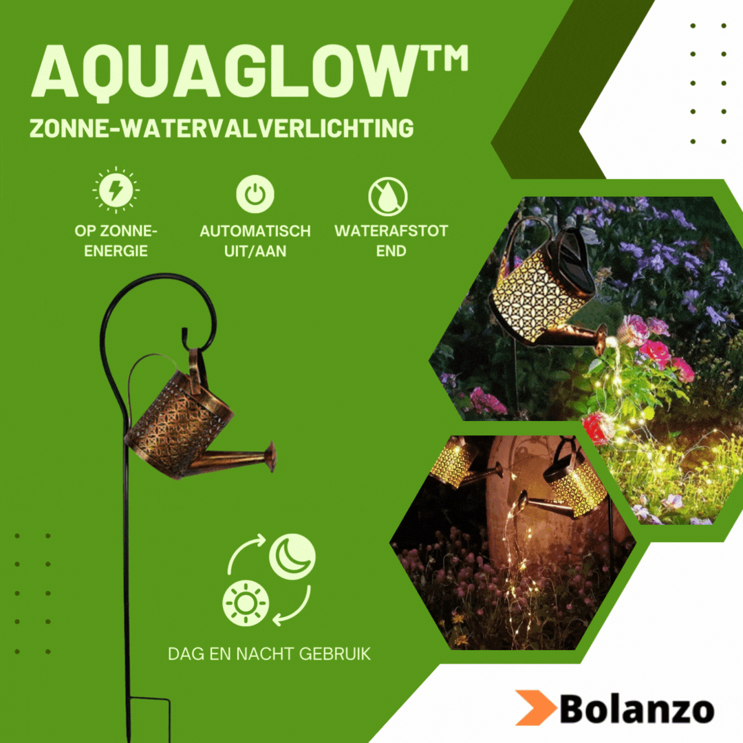 AquaGlow™ Zonne Waterval Verlichters