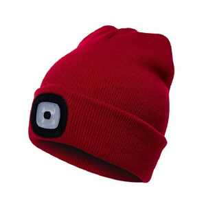 BeaniePro® | Afneembare LED-hoofdlamp Beanie Muts