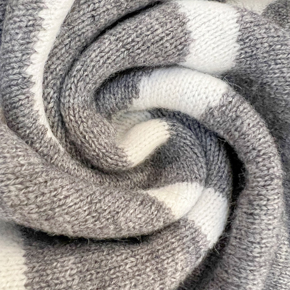 Yana Cardigan - Print zak winter vest met capuchon