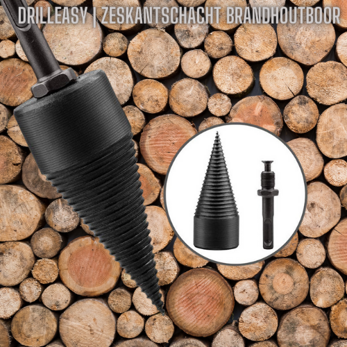 WoodHex™ - Zeskantboor voor brandhout