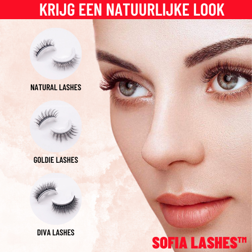 SofiaLashes™ | Herbruikbare zelfklevende wimpers | 1+1 Gratis