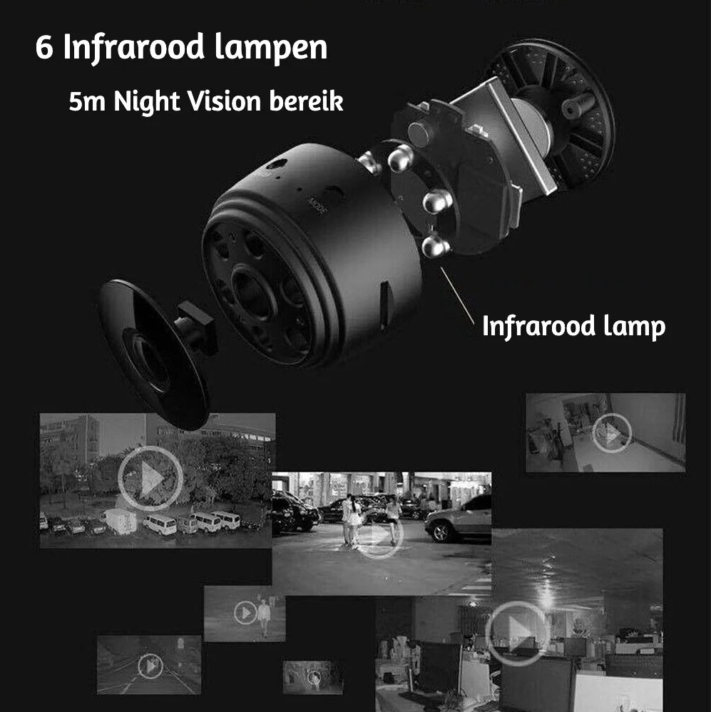 VisionSave | Draadloze WiFi Camera met Nachtvisie