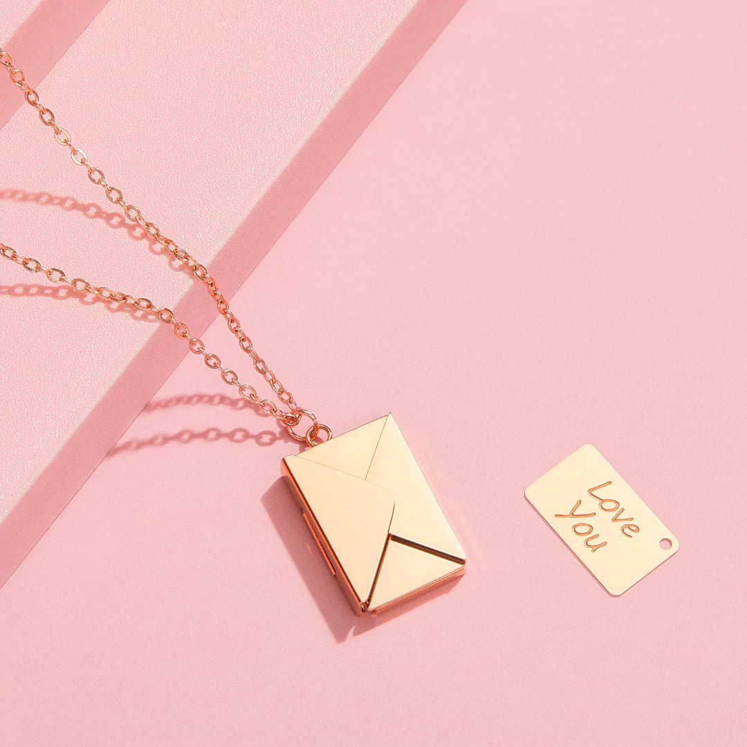 WhisperedWords™ Ketting met liefdesbrief