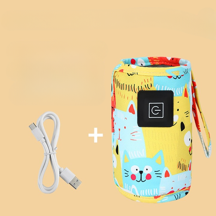 WARMMEUP DRAAGBARE FLESSENVERWARMER - ALTIJD EN OVERAL HET FLESJE KLAAR!