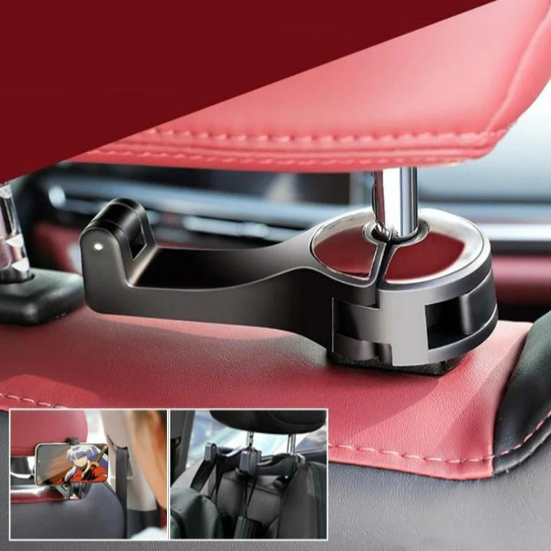 1+1 GRATIS | Hooky™ | Hoofdsteunbevestiging Auto Haak