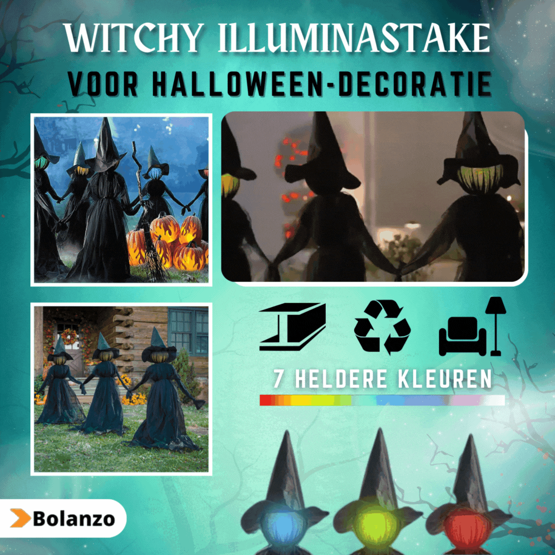 Witchy IlluminaStake | Voor Halloween Decoratie