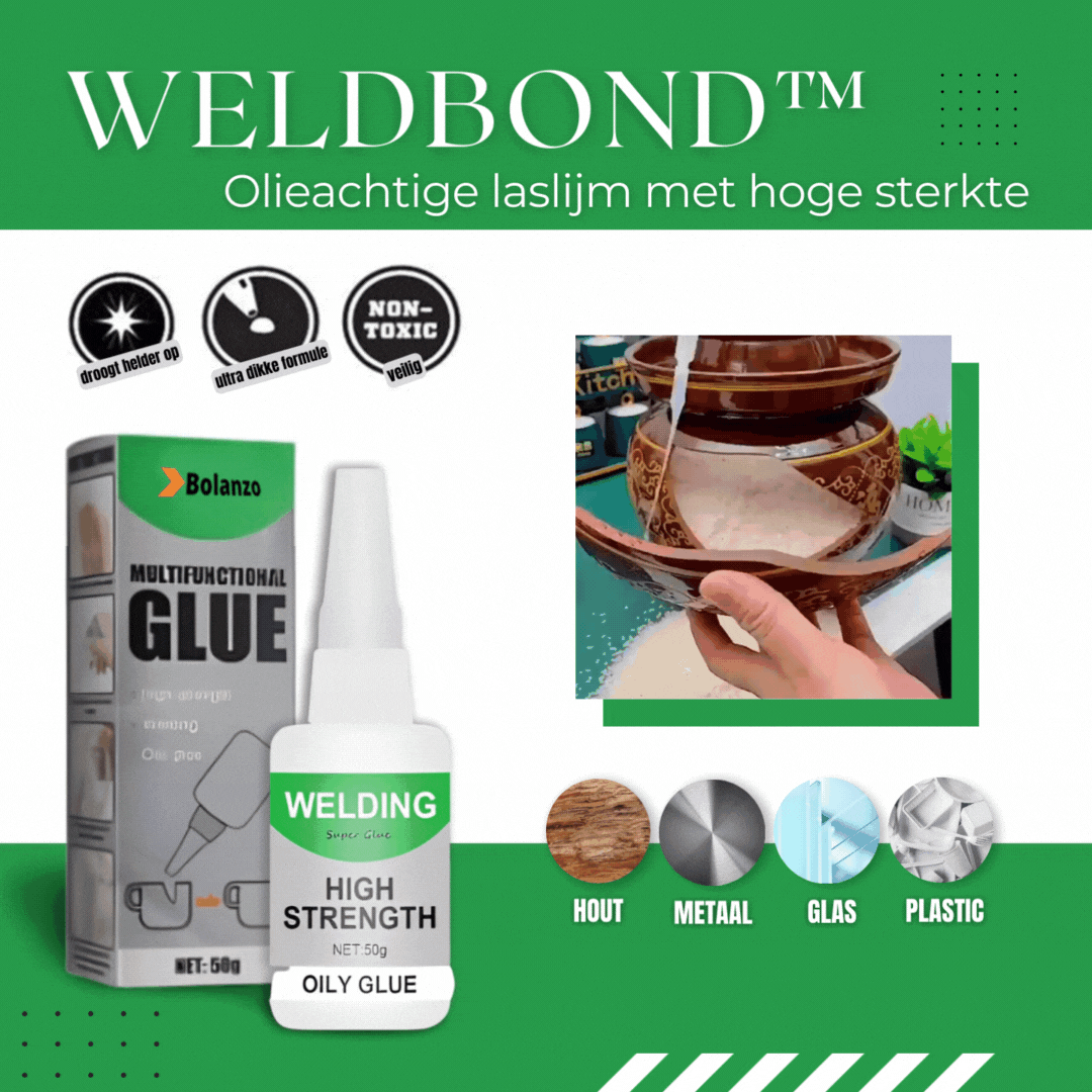 WeldBond™ Olieachtige laslijm met hoge sterkte