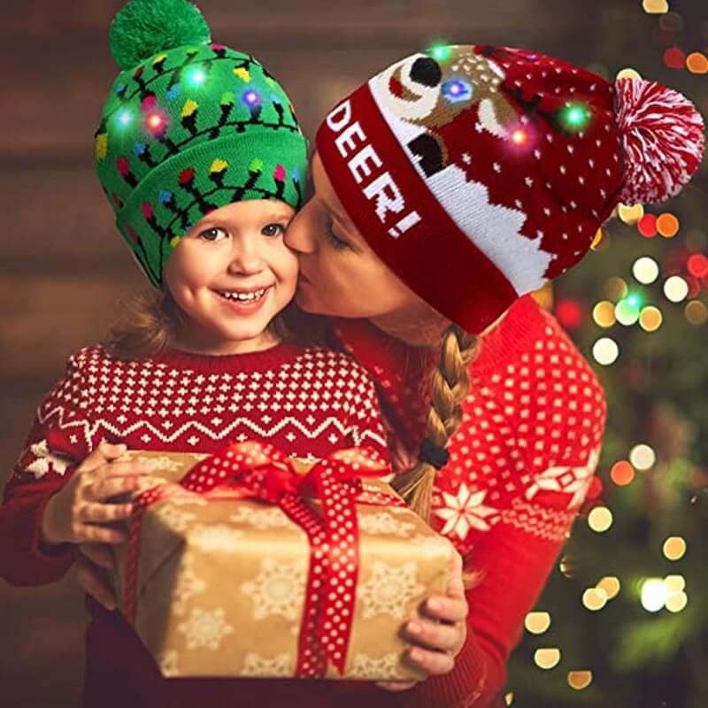 XmasBeanie™️ | 1+1 Gratis | Kerstmis LED Beanie