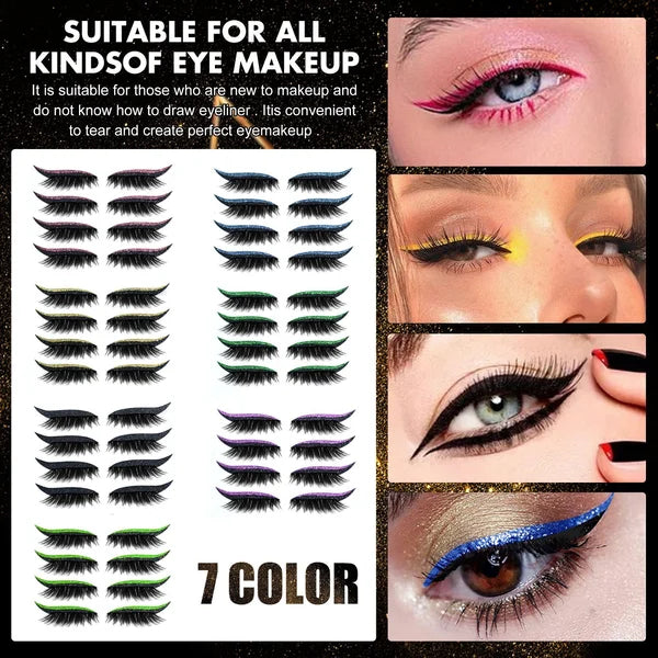 2023 NIEUWE HERBRUIKBARE EYELINER EN WIMPERSTICKERS