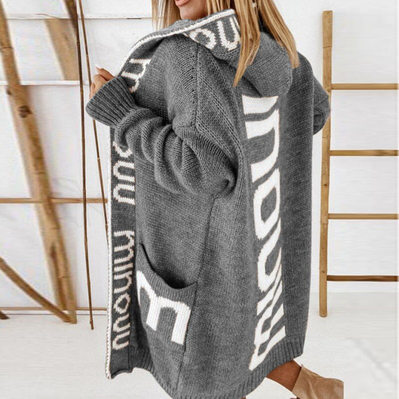 Tanala Cardigan - Printzak winter vest met capuchon