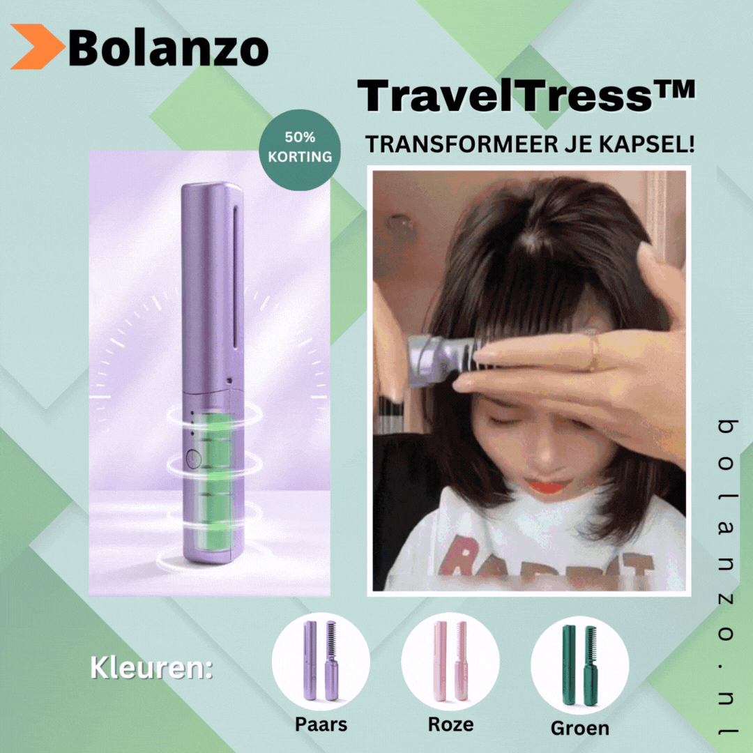 TravelTress™ Steiltang voor het haar