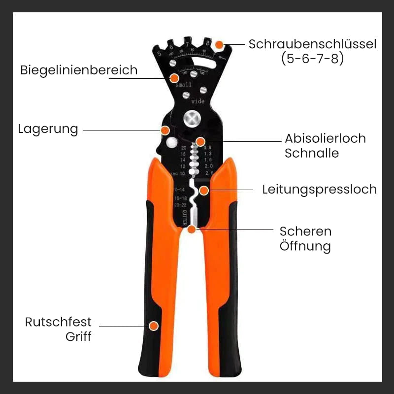 WireStripper™- Multifunctionele Draadstripper