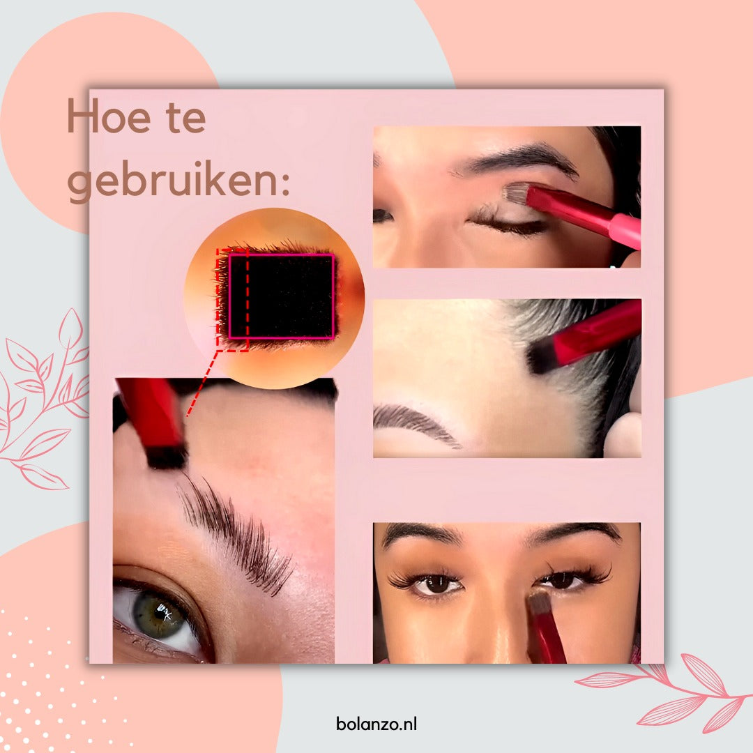 Browzi Pen | Kit voor permanent vollere wenkbrauwen (1+1 GRATIS)