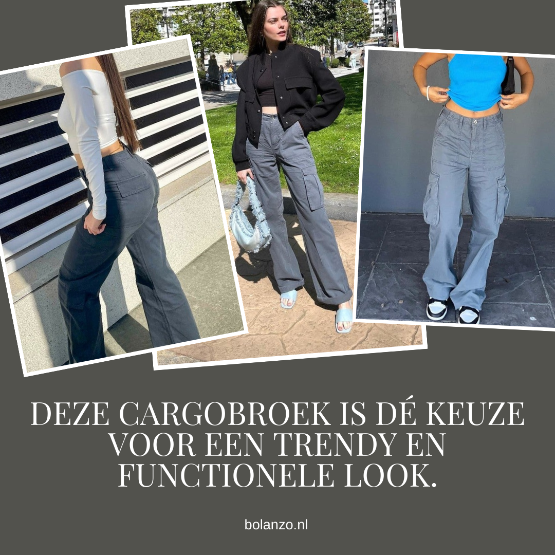 Bella Amy | Trendy cargo broek (Gezien op tiktok)