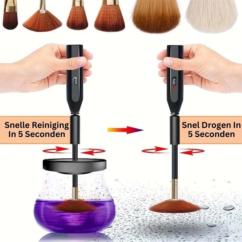 BrushWizard™ Make-upborstelreiniger en -droger