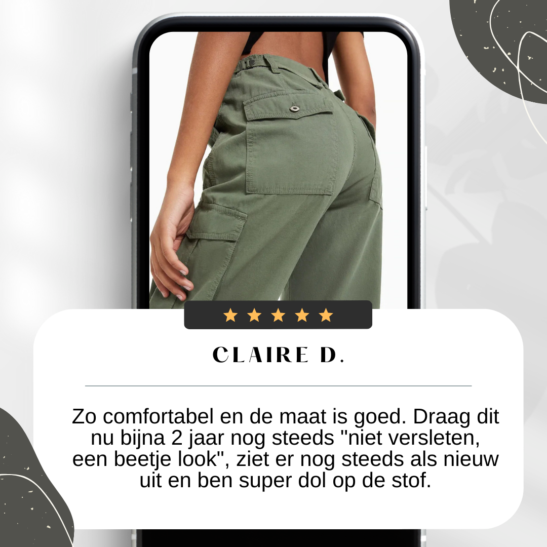 Bella Amy | Trendy cargo broek (Gezien op tiktok)