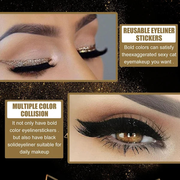 2023 NIEUWE HERBRUIKBARE EYELINER EN WIMPERSTICKERS