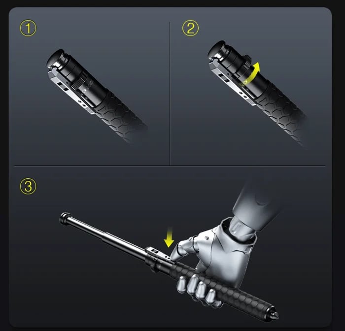 DefendGuard™ | Verbeterde automatische wandelstok