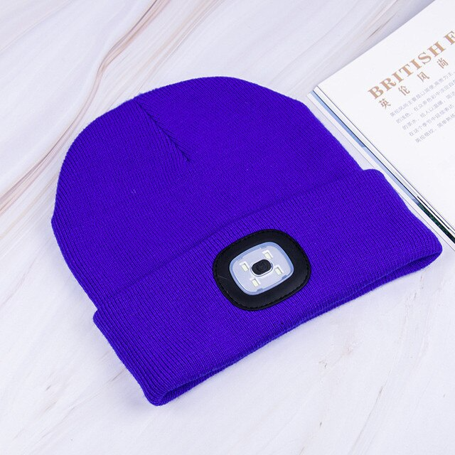 BeaniePro® | Afneembare LED-hoofdlamp Beanie Muts