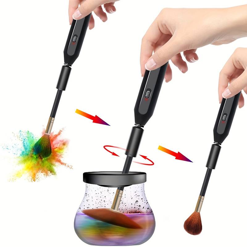 BrushWizard™ Make-upborstelreiniger en -droger