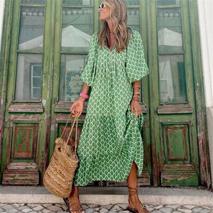 Bolanzo™ Boho Maxi-Jurk - Stralend de Zomer in
