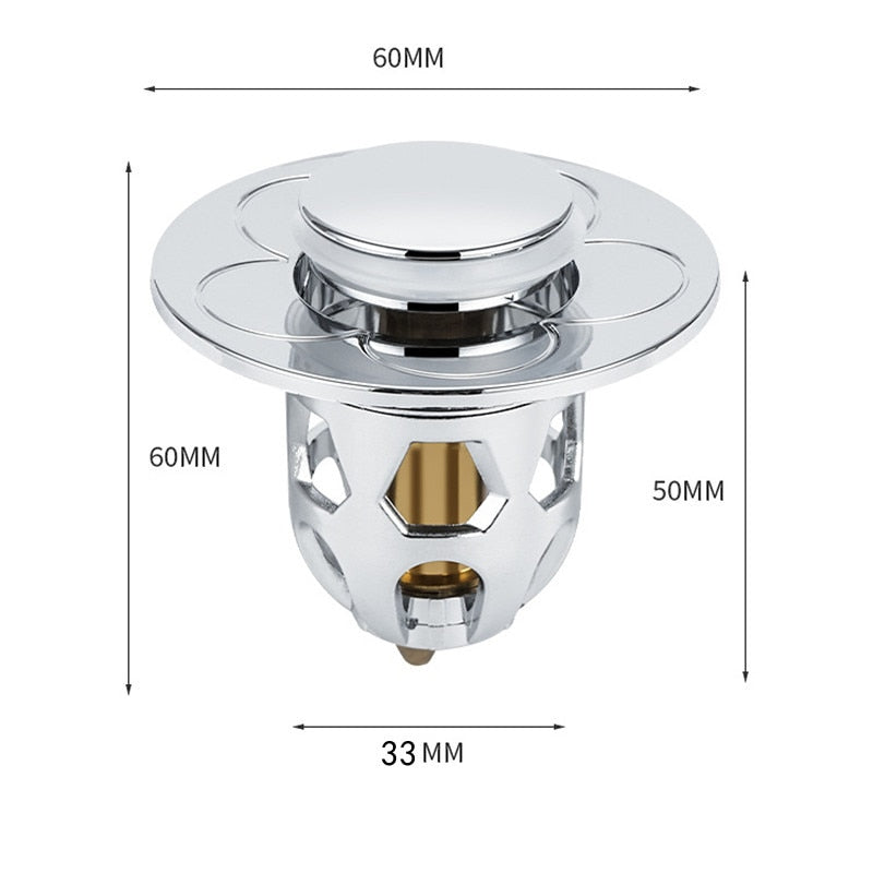 Universal Sink Drain | Innovatieve pop-up plug