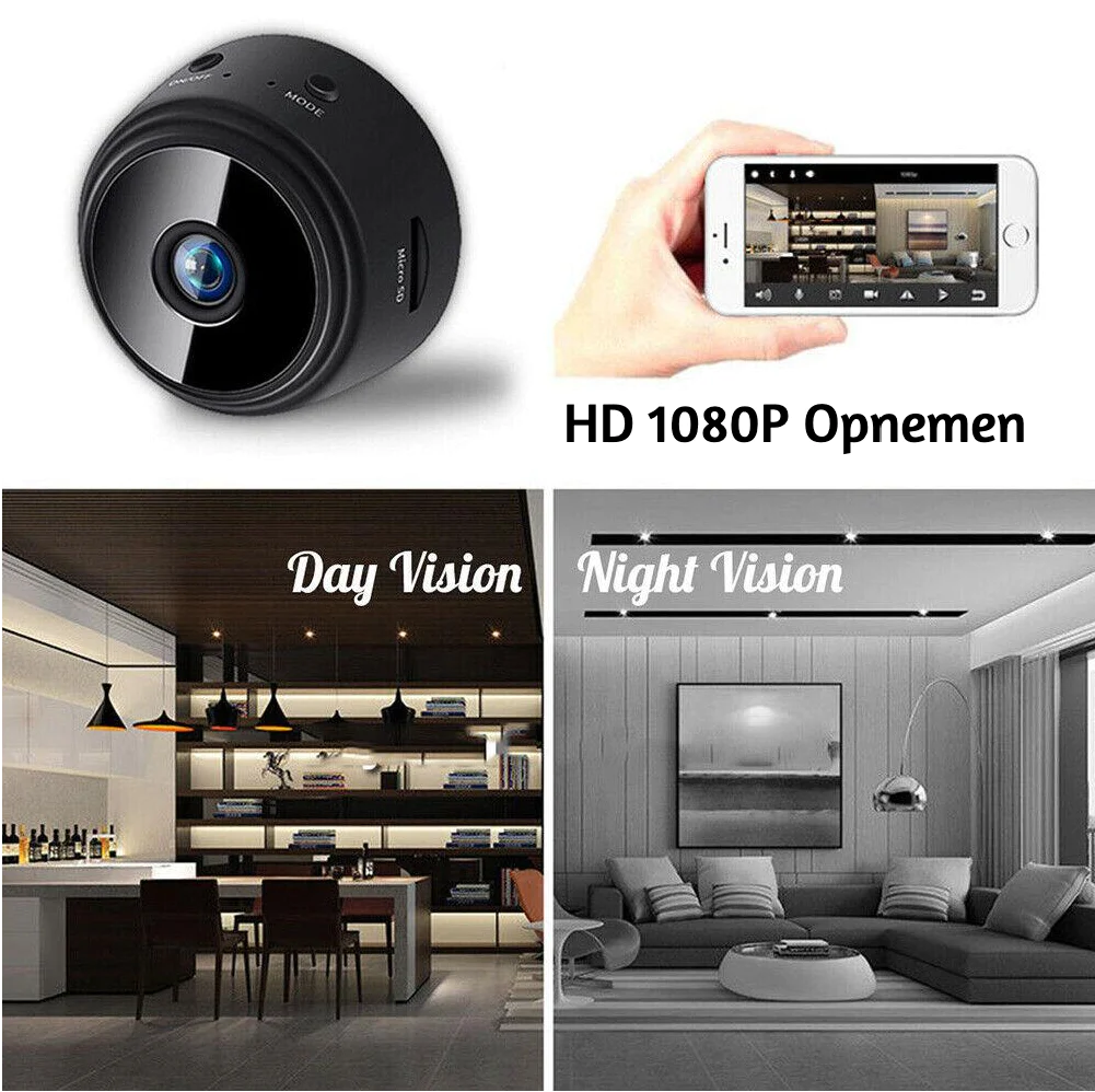VisionSave | Draadloze WiFi Camera met Nachtvisie