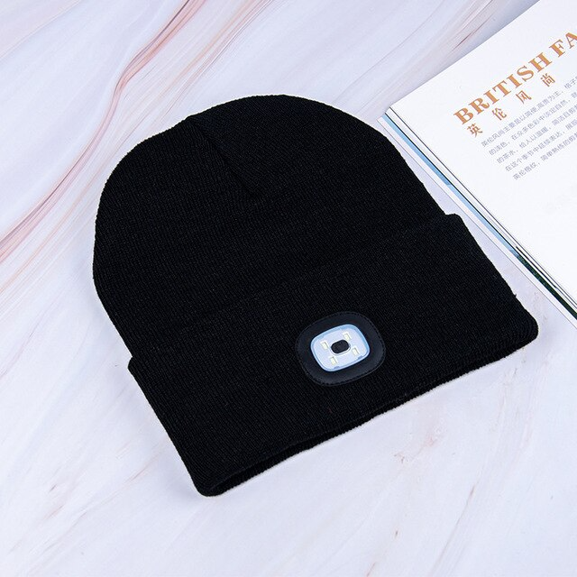 BeaniePro® | Afneembare LED-hoofdlamp Beanie Muts